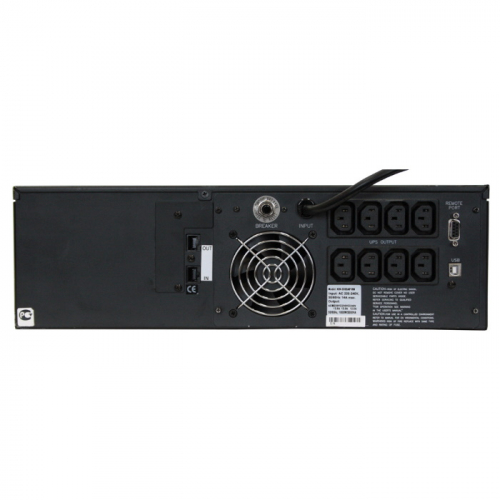 Источник бесперебойного питания Powercom King Pro RM KIN-2200AP, LCD, 2200VA/ 1760W, SNMP Slot, black (KIN-2200AP LCD) фото 2