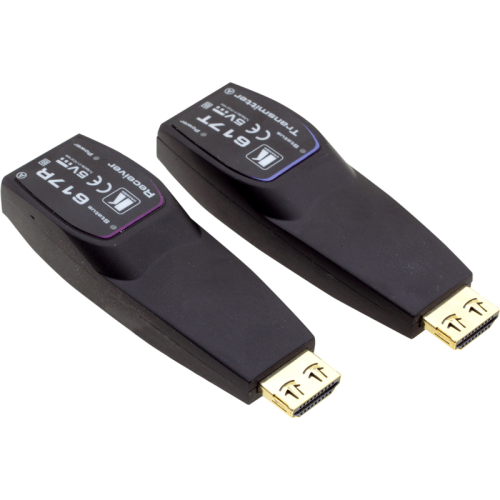 Передатчик и приемник сигнала HDMI по волоконно-оптическому кабелю; кабель 2LC, многомодовый ОМ3, до 200 м, поддержка 4К60 4:4:4 [94-0006150] (617R/ T) (617R/T)