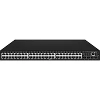Управляемый L2 PoE коммутатор Gigabit Ethernet на 48 RJ45 PoE + 4 x GE SFP порта. Порты: 48 x GE (10/ 100/ 1000 Base-T) с поддержкой PoE (IEEE 802.3af/ at), 4 x GE Uplink. Соответствует стандартам PoE IE (NS-SW-48G4G-PL)