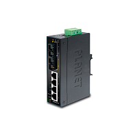 ISW-501T коммутатор для монтажа в DIN рейку/ IP30 Slim Type 5-Port Industrial Fast Ethernet Switch (-40 to 75 degree C)