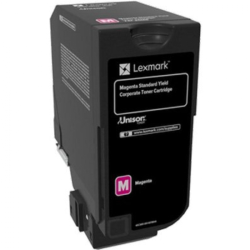 Тонер-картридж Lexmark пурпурный 7000 страниц для CS720, CS725, CX725 (74C5SME)