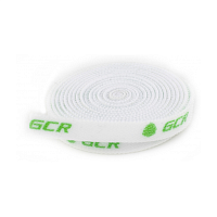 Лента липучка GCR, для стяжки, 2м, белая, GCR-51413