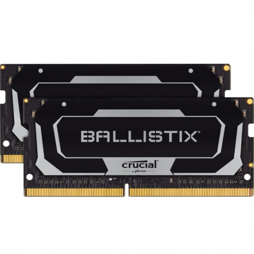 Модуль памяти Crucial Ballistix DDR4 64GB (2x32GB) PC4-25600 3200MHz CL16 Unbuffered SODIMM 260 pin 1.35V (BL2K32G32C16S4B)