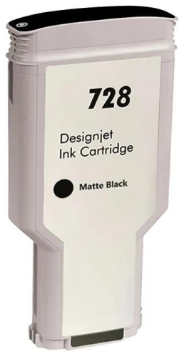 Картридж/ HP 728 Matte Black для DesignJet T730/ T830 300-ml (F9J68A) White Box With Chip (OC-F9J68A)