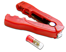 Инструмент для снятия изоляции 0.2 – 0.8 мм (20 – 30 AWG), красный (LAN-STR-0.2-0.8)
