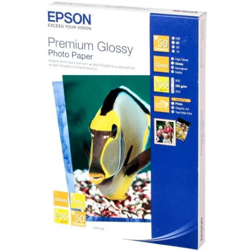 Бумага Epson PremiumGlossyPhotoPaper 10x15 см/ 255 г/м²/ 50 л. для струйной печати (C13S041729)