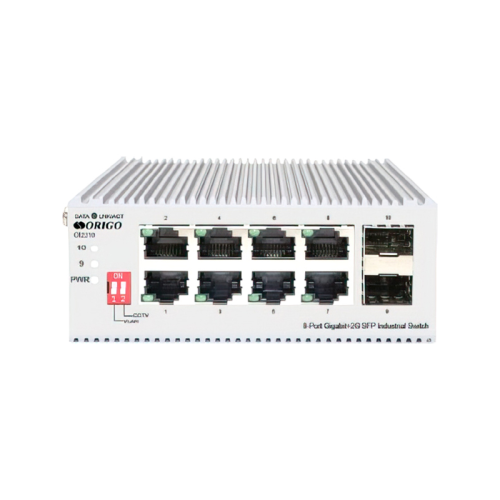 Коммутатор/ Unmanaged Industrial Switch 8x1000Base-T, 2x1000Base-X SFP, Surge 4KV, -40 to 75°C (OI2210/ A1A) (OI2210/A1A)