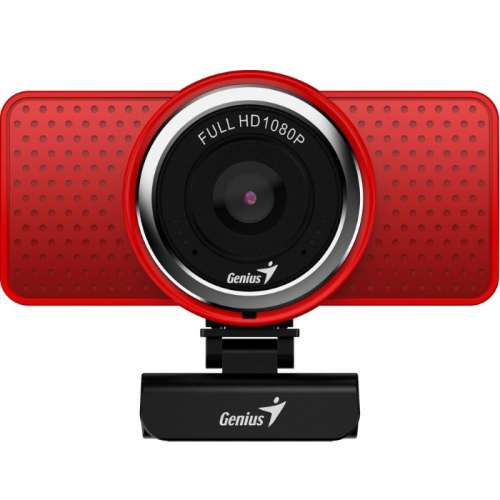 Веб-камера Genius ECam 8000 Red, FHD, 1080p, 2Mp, USB (32200001407)