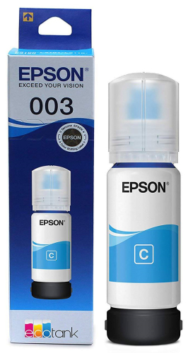 Epson 003 EcoTank Ink Cyan 65ml (C13T00V298)
