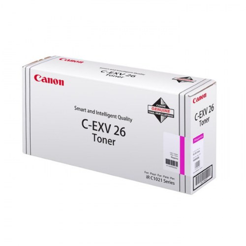 Тонер-картридж Canon C-EXV 26M пурпурный 6000 страниц для imageRUNNER C1021, C1028 (1658B006)