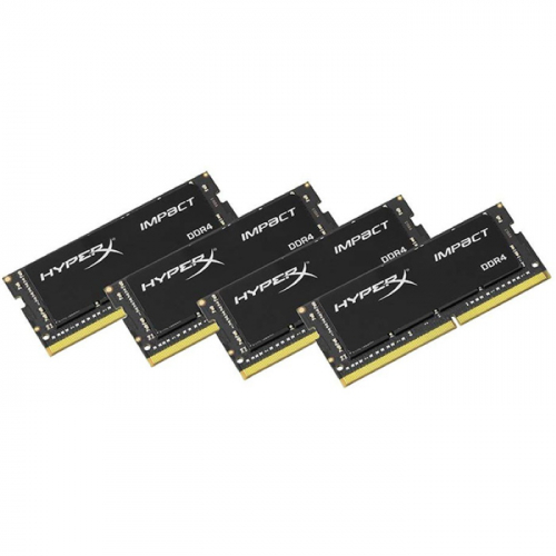 Модуль памяти Kingston DDR4 SODIMM 32GB (4x8GB) 2400MHz PC-19200 260-pin 1.2V CL15 HyperX Impact (HX424S15IB2K4/32)