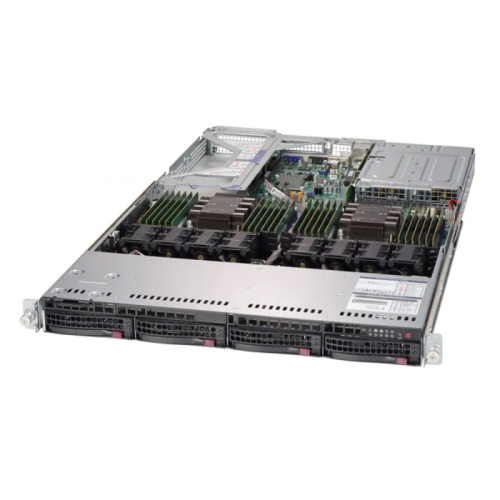 Платформа системного блока SuperMicro SYS-6019U-TRT 1U, 2xLGA3647 (up to 205W), iC621 (X11DPU), 24xDDR4, up to 4x3.5 HDD, 2x10GbE, 2x750W, 2x PCIEx16, 1x PCIEx8 LP, 1x PCIEx8 internal LP, (264223)