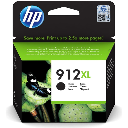 Картридж HP 912XL увеличенной емкости черный / 825 страниц (3YL84AE)