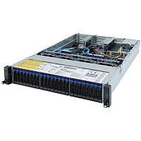 Серверная платформа Gigabyte R282-Z91/ 2x SP3/ 32x DIMM/ noHDD (up 24+2 SFF)/ 2x GbE/ 2x 1600W (up 2) (R282-Z91)