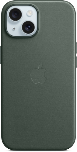 Чехол (клип-кейс) Apple для Apple iPhone 15 MT3J3FE/ A with MagSafe Evergreen (MT3J3FE/A)