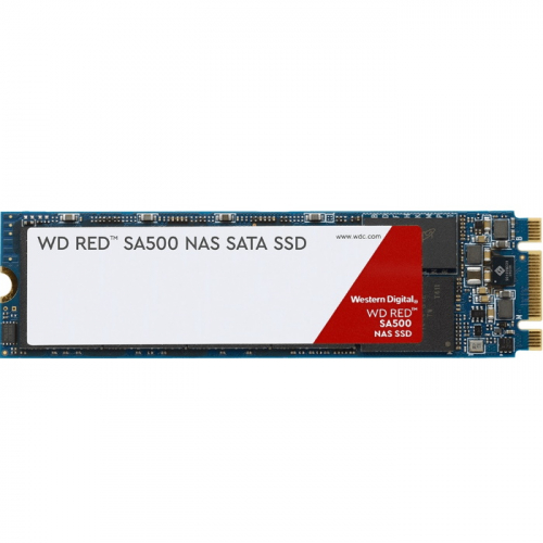 Твердотельный накопитель Western Digital Red™ SA500 NAS SSD 500GB M2.2280 SATA-III TLC (WDS500G1R0B)