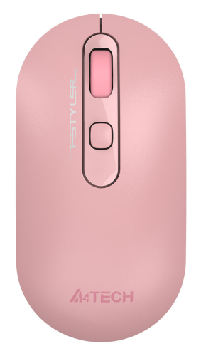 Мышь A4Tech Fstyler FG20 розовый оптическая (2000dpi) беспроводная USB для ноутбука (4but) (FG20 PINK)