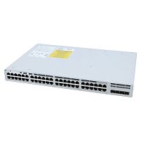 Catalyst 9200L 48-port full PoE+, 4x1Gb uplink, PS 1x1KW, Network Advantage, PoE+ 740W/ 1440W, C9200L-48P-4G-A