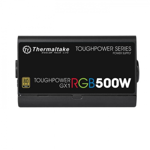 Блок питания Thermaltake Toughpower GX1 RGB 500W, ATX, v.2.4, A.PFS, 80 Plus Gold, Fan 12 cm, Retail (PS-TPD-0500NHFAGE-1) фото 2
