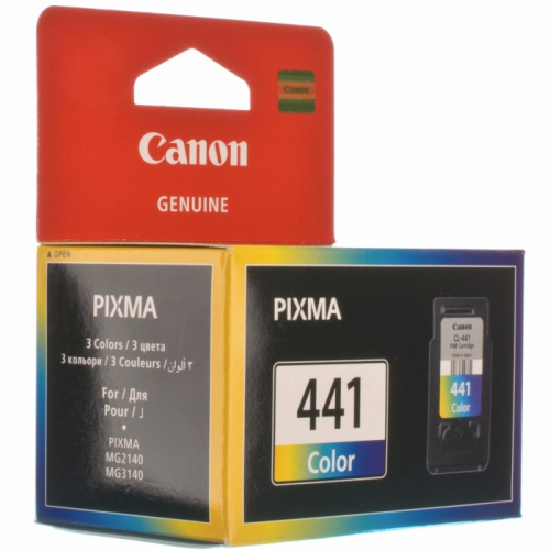 Картридж струйный Canon CL-441, многоцветный, 180 страниц, для MG2140/ 3140 (5221B001)