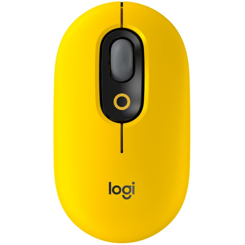 Мышь Logitech POP с кнопкой эмодзи желтая (910-006546) фото 3