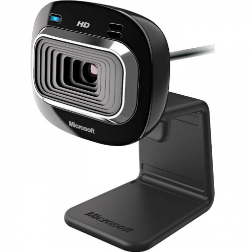 Веб-камера Microsoft LifeCam HD-3000, Win, 1280x720, 1Mp, USB, Black (T4H-00004)