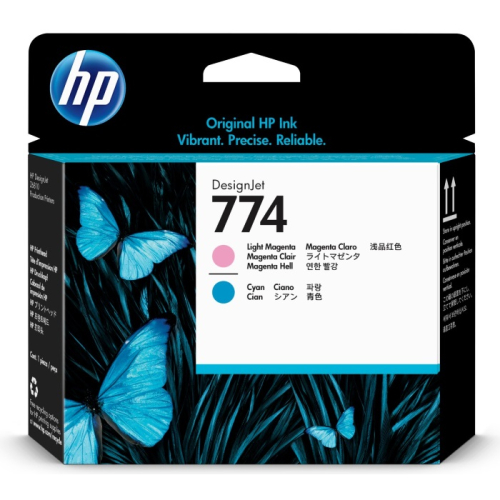 Печатающая головка HP 774 DesignJet, светло-пурпурный/ светло-голубой (P2V98A)
