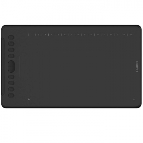 Графический планшет Huion H1161 рабочая область 279.4x174.6 мм, нажатие 8192 уровня, наклон ±60°, перо PW100 5080 LPI, 10 экспресс-клавиш ,16 софт-клавиш, USB-C, черный