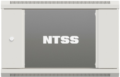 Шкаф коммутационный NTSS Премиум (NTSS-W15U6060GS) настенный 15U 600x600мм пер.дв.стекл 60кг серый IP20 сталь