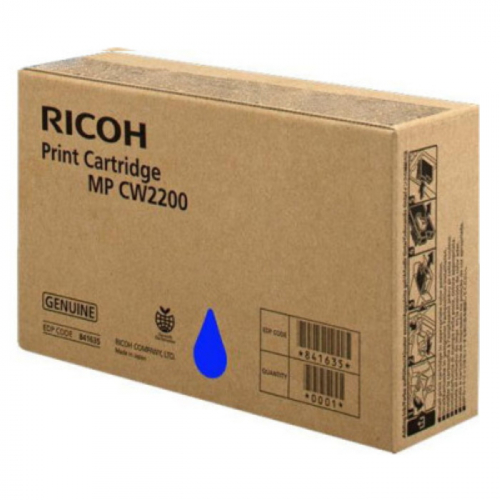 Картридж гелевый Ricoh тип MP CW2200 голубой 100 мл для Aficio MP CW2200SP/ CW2201SP (841636) фото 2