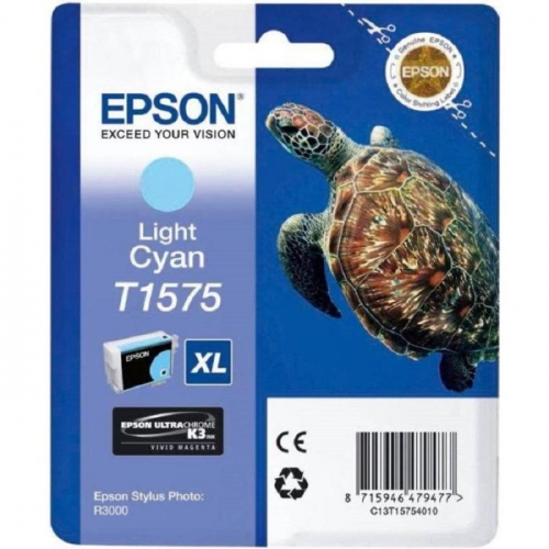 Картридж струйный Epson T1575 светло-голубой 850 страниц для Epson St Ph R3000 (C13T15754010)