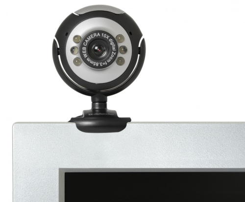 Веб-камера DEFENDER C-110 0.3 МП, подсветка, кнопка фото (63110) фото 4