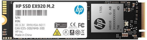 Твердотельный накопитель HP EX920 512 Гб SSD TLC (2YY46AA#ABB)
