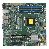 Материнская плата SuperMicro SuperMicro MBD-X11SSH-LN4F-B LGA1151 PCI-E SVGA 4xGbLAN SATA RAID MicroATX 4DDR4 {12} (205929)