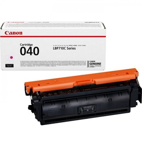 Тонер-картридж CANON CRG 040M, пурпурный, 5400 страниц, для i-SENSYS LBP712Cx, LBP710Cx (0456C001)