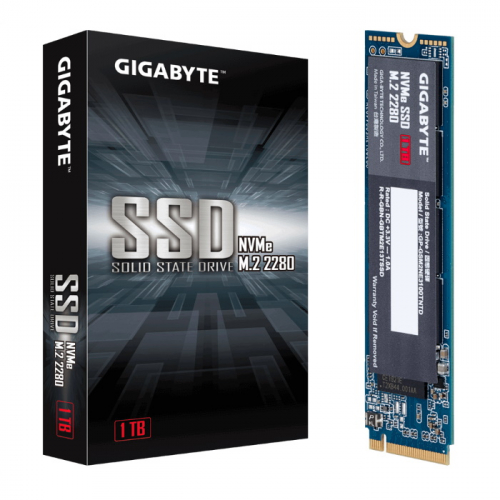 Твердотельный накопитель GIGABYTE SSD M.2 2280 1TB PCI-E x4, 2500 Мб/сек, 2100 Мб/сек, TLC (GP-GSM2NE3100TNTD) фото 2