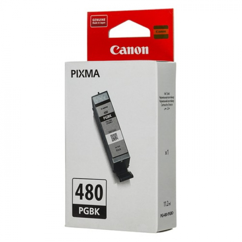 Картридж струйный Canon PGI-480PGBK черный 200 страниц для PIXMA TS6140, TS8140, TS9140, TR7540, TR8540 (2077C001)