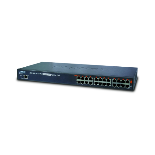 инжектор/ PLANET 12-Port 802.3at Managed Gigabit Power over Ethernet Injector Hub (full power - 200W) (POE-1200G)