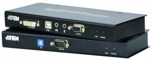 ATEN USB DVI Cat 5 KVM Extender (1024 x 768@60m) (CE600-AT-G)