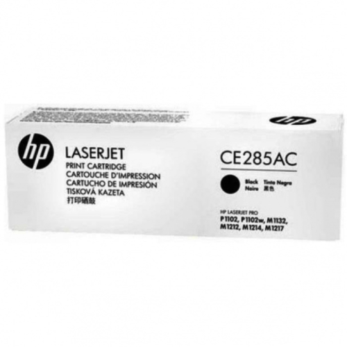 Картридж HP 85A , черный / 1600 страниц для LJ P1102/ M1132/ M1212nf (белая упаковка) (CE285AC)