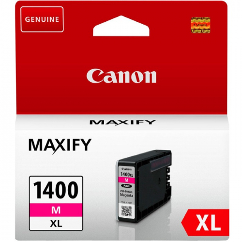 Картридж CANON PGI-1400XL M, пурпурный, 780 страниц, для MAXIFY МВ2040/ МВ2340 (9203B001)