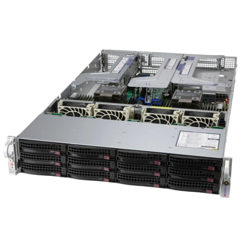 Платформа системного блока SuperMicro SYS-620U-TNR_ + AOC-2UR68G4-I2XT-0 1pcs + MCP-240-82909-0N 1pcs