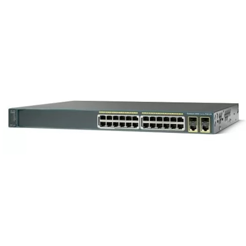*Коммутатор Cisco Catalyst 2960 Plus 24 10/ 100 (8 PoE) + 2 T/ SFP LAN Base (WS-C2960+24LC-L)