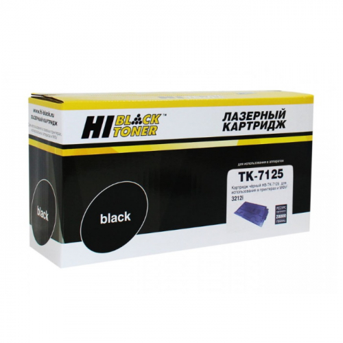 Тонер-картридж Hi-Black HB-TK-7125 черный 20000 страниц для Kyocera TASKalfa 3212i (9392726)