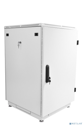 Шкаф телекоммуникационный напольный 18U (600x600) дверь металл (2 места) (ШТК-М-18.6.6-3ААА)