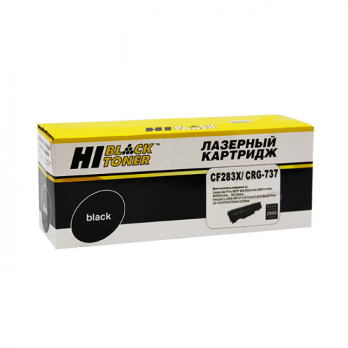 Картридж Hi-Black HB-CF283X, черный, 2400 страниц, для HP LJ Pro M225MFP/ M201/ Canon №737 (2201362)