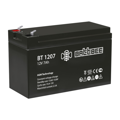 Аккумуляторная батарея BattBee BT 1207 (12/ 7 В/ Ач) (807280)