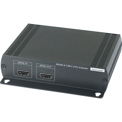 Удлинитель/ SC&T HKM01E HDMI KVM удлинитель (комплект приёмник + передатчик) по витой паре до 150м (CAT5e/ CAT6)