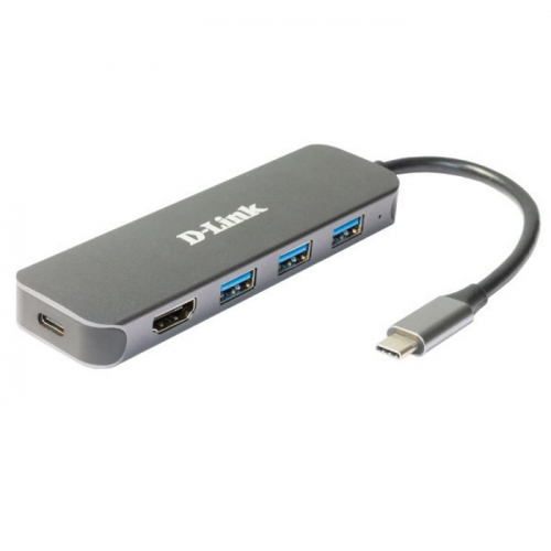 Разветвитель USB 3.0 D-Link DUB-2333 (DUB-2333/ A1A) (DUB-2333/A1A)