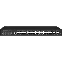 Управляемый L3 PoE коммутатор Gigabit Ethernet на 16xGE RJ-45 c PoE + 8xGE Combo (RJ-45 + SFP) + 4x10G SFP+ Uplink. Порты: 16 x GE (10/ 100/ 1000 Base-T) с поддержкой PoE (IEEE 802.3af/ at) + 8 x GE Comb (NS-SW-16G8GH4G10-PL)